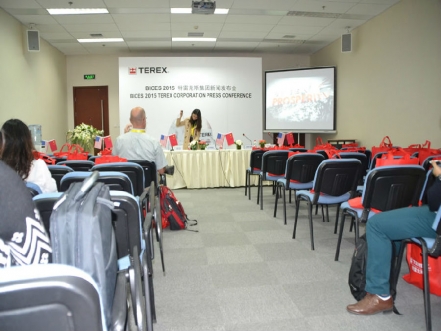BICES-2015北京工程機(jī)械展 特雷克斯新聞發(fā)布會(huì)