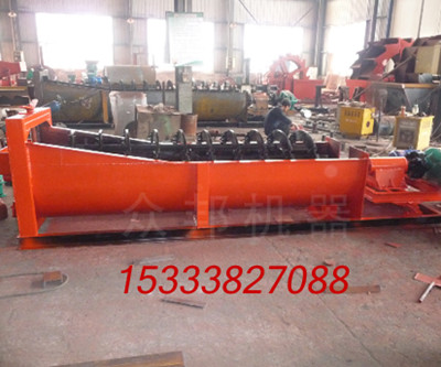 洗砂絞龍廠家，螺旋式洗砂機(jī)型號(hào)，槽式洗沙機(jī)價(jià)格產(chǎn)品圖片
