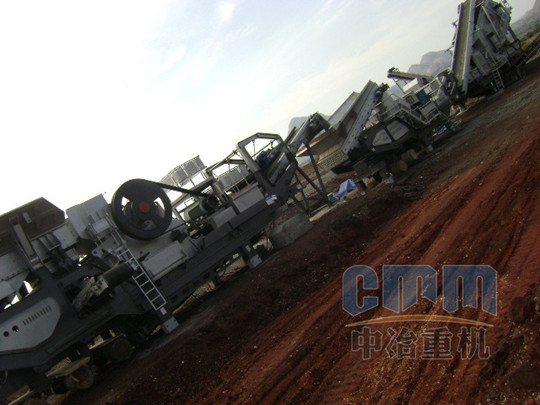 輪胎式移動破碎站