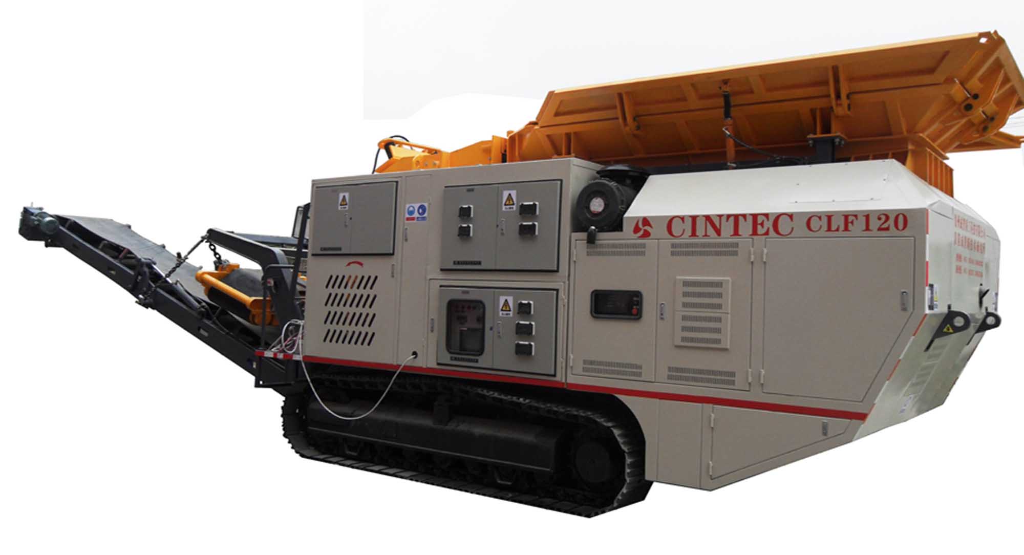 履帶式移動破碎工作站