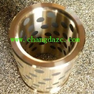 供應(yīng)：WQS雙擋邊整體鑲嵌式軸承/雙法蘭銅套產(chǎn)品圖片