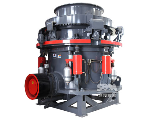 白云石破碎 多缸液壓圓錐破碎機(jī)產(chǎn)品圖片