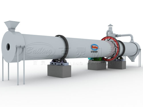 粉煤灰烘干機(jī)組成特點