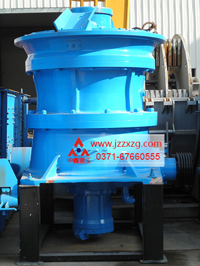 中鑫重工單缸液壓圓錐破碎機(jī)火爆銷