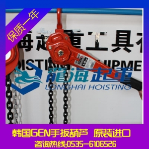 DLS020進口環(huán)鏈?zhǔn)职夂J【黑熊GEN手扳葫蘆】龍海