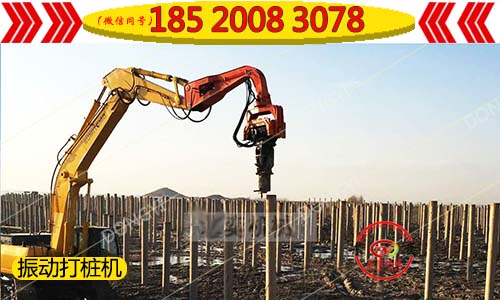 470樁機(jī)打水泥管樁-鉤機(jī)打拔機(jī)廠產(chǎn)品圖片