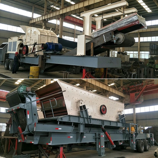 移動破碎站 遂平嵖岈石流動破碎石頭機(jī) 車載人