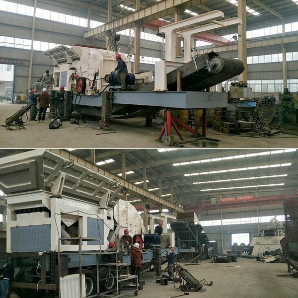 一級道砟移動石子生產(chǎn)線 鐵道道床墊層碎石