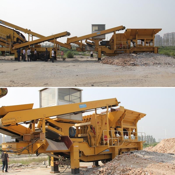 驛城河卵石輪胎移動碎石站 車載卵石克機(jī)品牌
