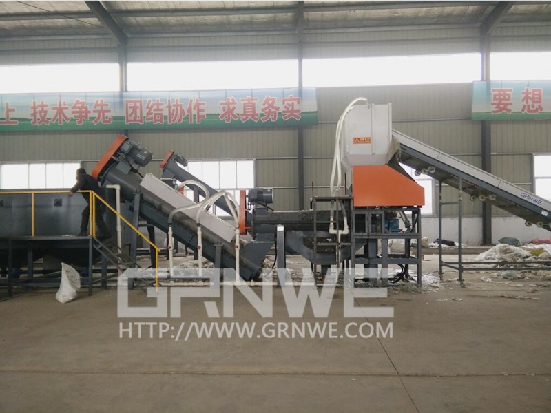 2000kg/小時 塑料薄膜回收清洗線廢