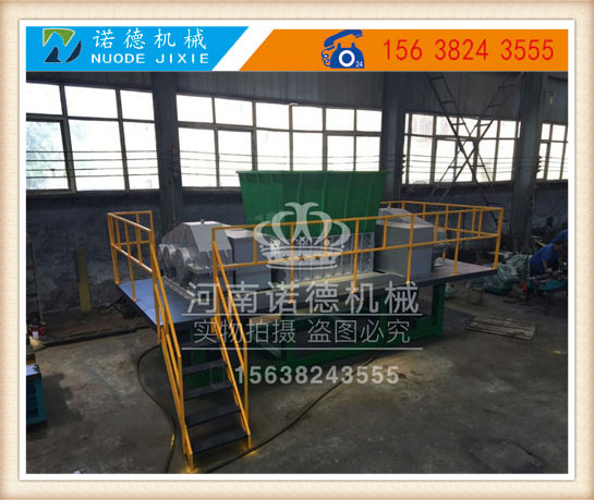 金屬桶撕碎機可以粉碎廢舊三輪車，廢舊自行車，廢舊