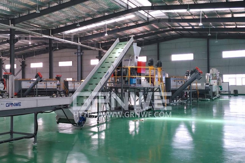 廢舊塑料破碎清洗線PET礦泉水瓶回收