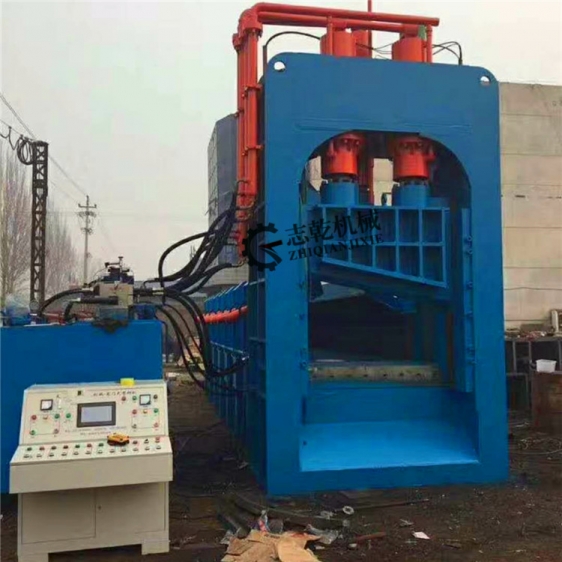 大塊金屬廢料切斷機 液壓龍門剪切機 大型槽鋼破碎設備