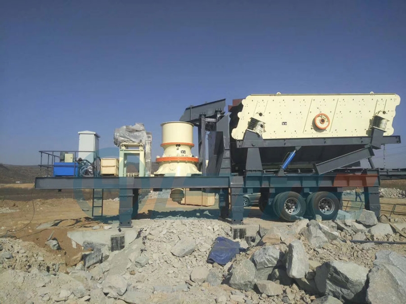 輪胎式移動(dòng)破碎站的優(yōu)點(diǎn)都符合國家環(huán)保標(biāo)準(zhǔn)