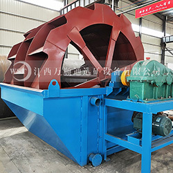 江西石城萬順通礦山河沙水輪洗砂機(jī)