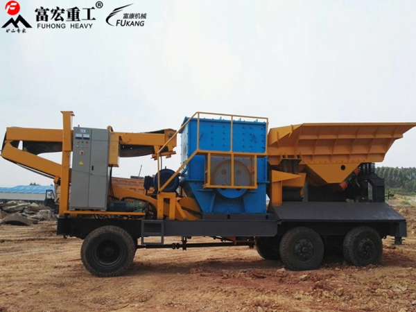 供應(yīng)履帶式/車(chē)載輪胎移動(dòng)破碎站產(chǎn)品圖片