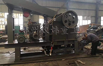 顎式破碎機移動破碎站