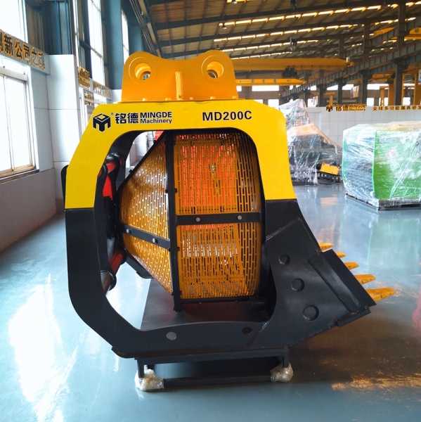 滾筒篩分鏟斗洗砂干篩水陸兩棲