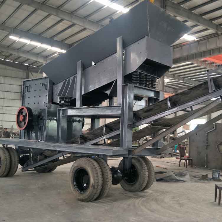 建筑垃圾移動(dòng)破碎站  多種機(jī)型自由組合破碎設(shè)備產(chǎn)品圖片