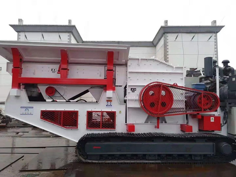 履帶式移動顎破站