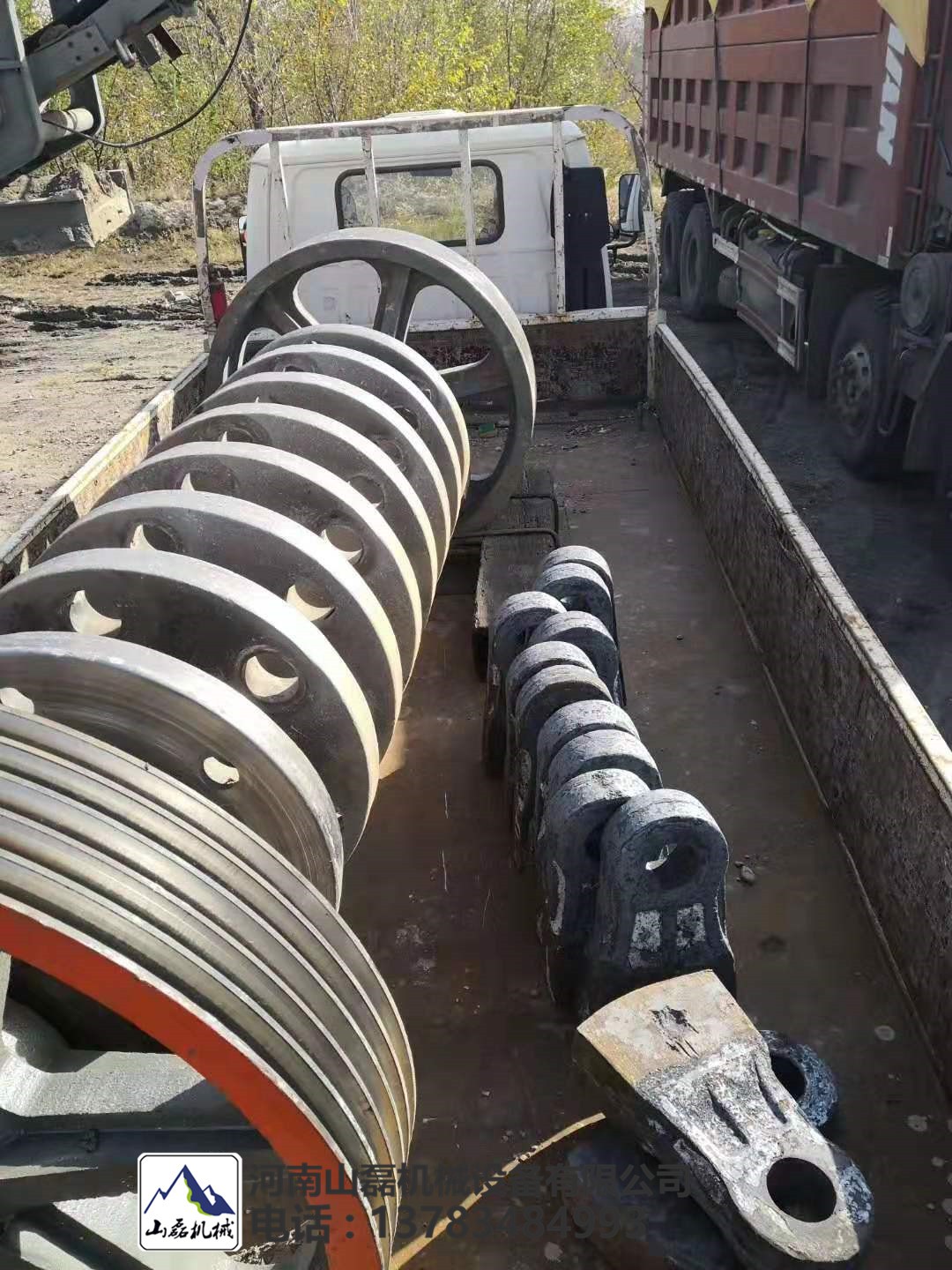 山磊1212鵝卵石方箱破碎機錘頭配件