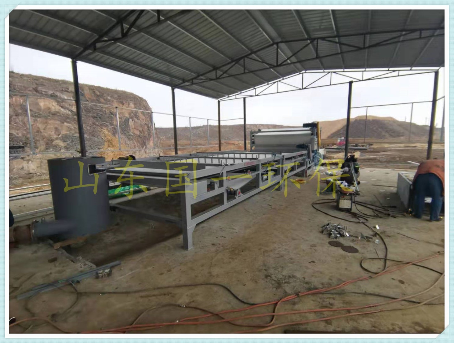 洗砂污泥壓濾機(jī) 帶式濃縮脫水設(shè)備