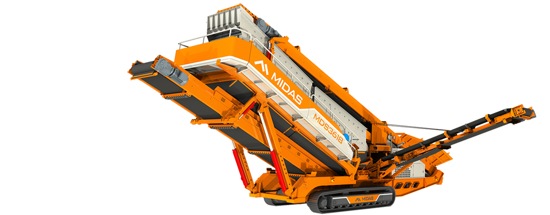 履帶移動(dòng)篩分站