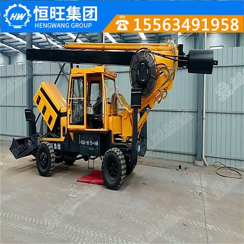 公路波形護欄鉆孔機