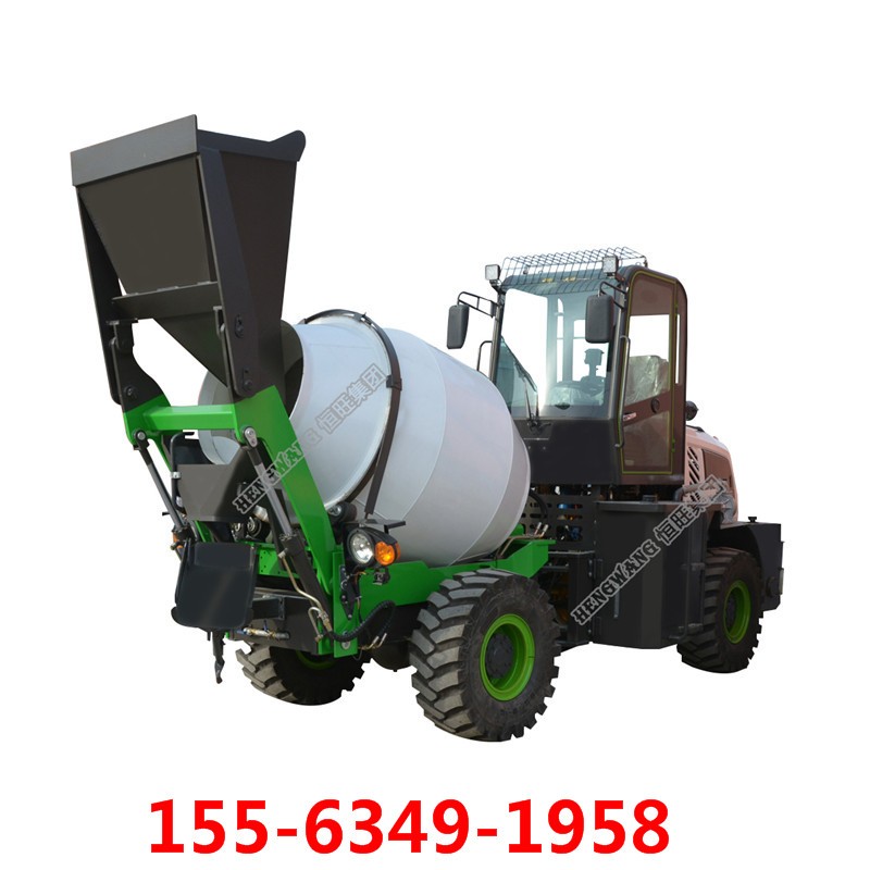  全自動(dòng)上料攪拌車 