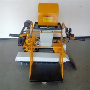  小麥水稻曬場收谷機 手推式農(nóng)場收谷機 自走式汽油收谷機