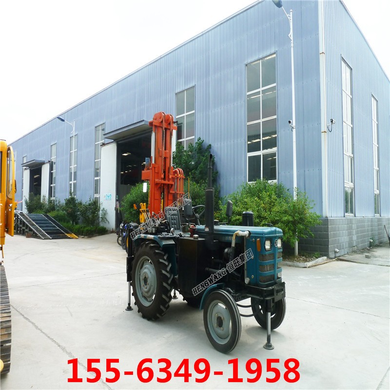 拖拉機(jī)打井機(jī) 農(nóng)用鉆井機(jī) 拖車打井設(shè)備