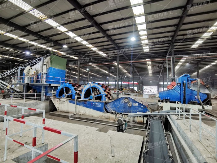 輪斗洗沙機(jī)泥沙分離 水洗砂生產(chǎn)線如何配置