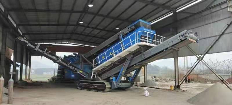 租賃建筑垃圾移動(dòng)式破碎站, 建筑垃圾回收設(shè)備, 建筑垃圾破碎機(jī)