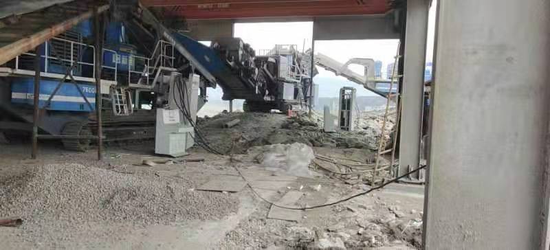 出租美斯達(dá)移動(dòng)式破碎站, 石灰石破碎機(jī), 石料生產(chǎn)線, 產(chǎn)量達(dá)30噸/時(shí)