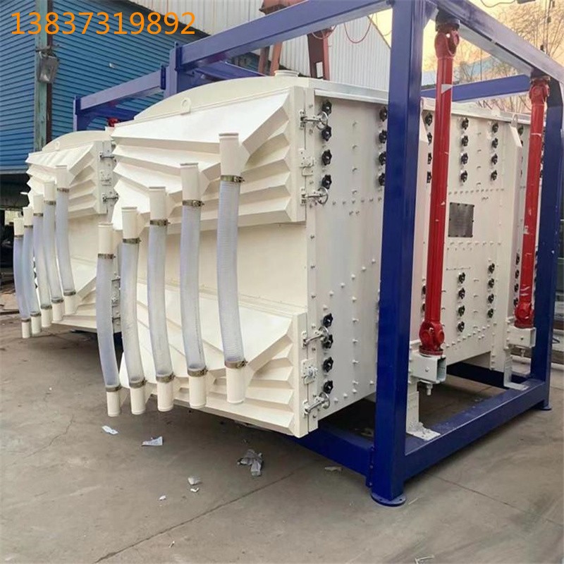 壓裂砂電動(dòng)篩機(jī)封閉分選砂機(jī)-石英砂礦用7層直線篩產(chǎn)品圖片