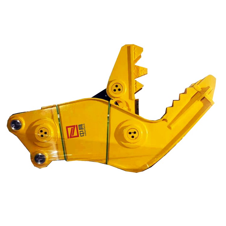 三一245挖掘機(jī)粉碎鉗液壓剪大鋼牙咬碎水泥樁梁柱產(chǎn)品圖片