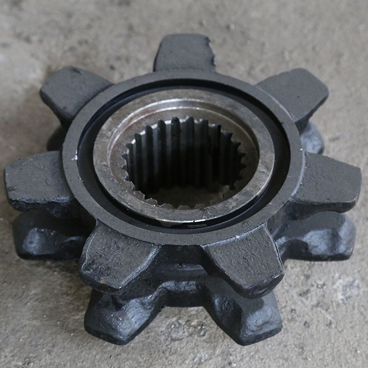 定做6-11齒鏈輪 礦用刮板機(jī)鏈輪 七星輪 模鍛鏈鏈輪 拉鏈機(jī)