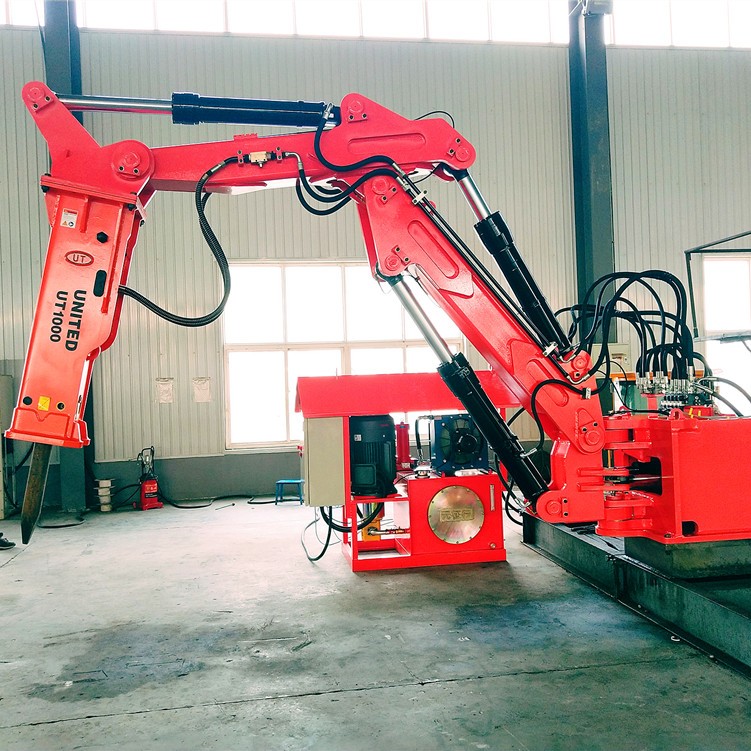 濟南元征行直營固定式液壓破碎錘