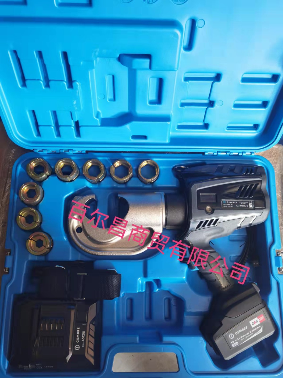 B1350L-C充電式液壓鉗鋰電模具 130kn壓接鉗森博爾cembre產品圖片