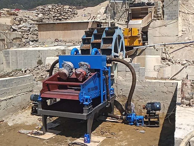 云南諾創(chuàng)機械洗砂脫水一體機產(chǎn)品圖片