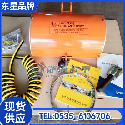 龍海起重原裝進(jìn)口DONGSUNG氣動平衡吊可安裝在懸臂吊上用