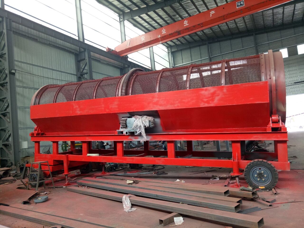 無軸滾筒篩 濰坊華鼎重工專業(yè)生產(chǎn)產(chǎn)品圖片