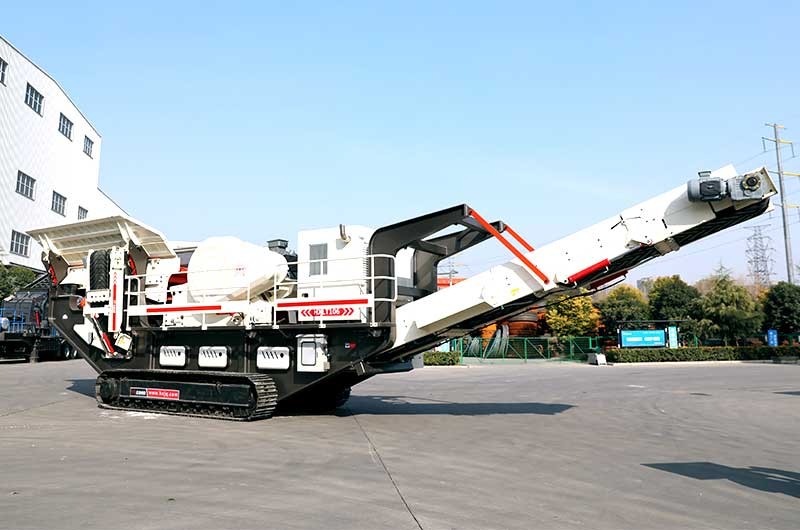 混凝土攪拌站移動破碎機