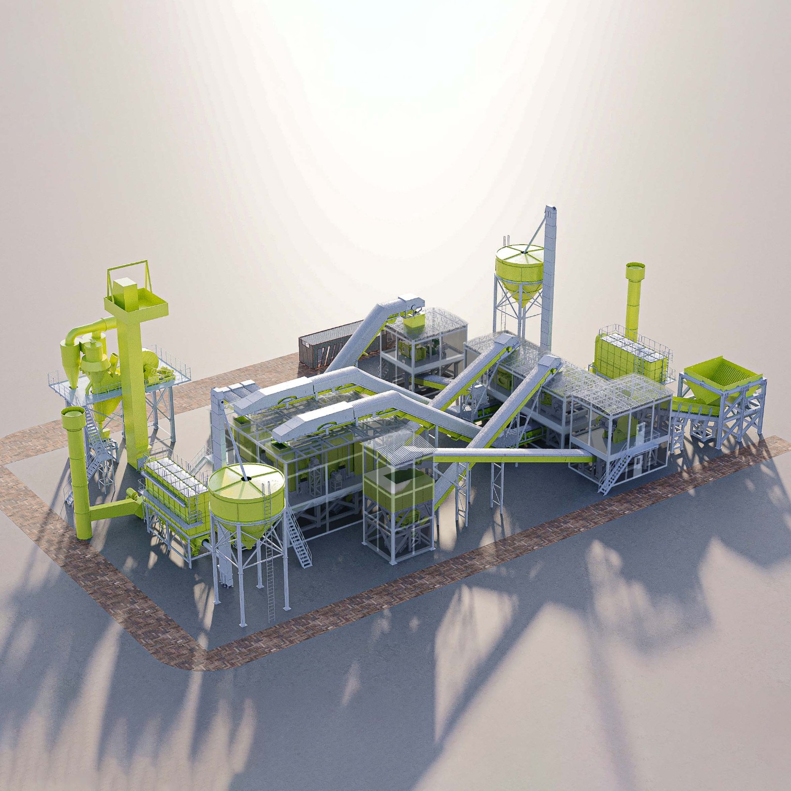 300T砂石破碎站產品圖片