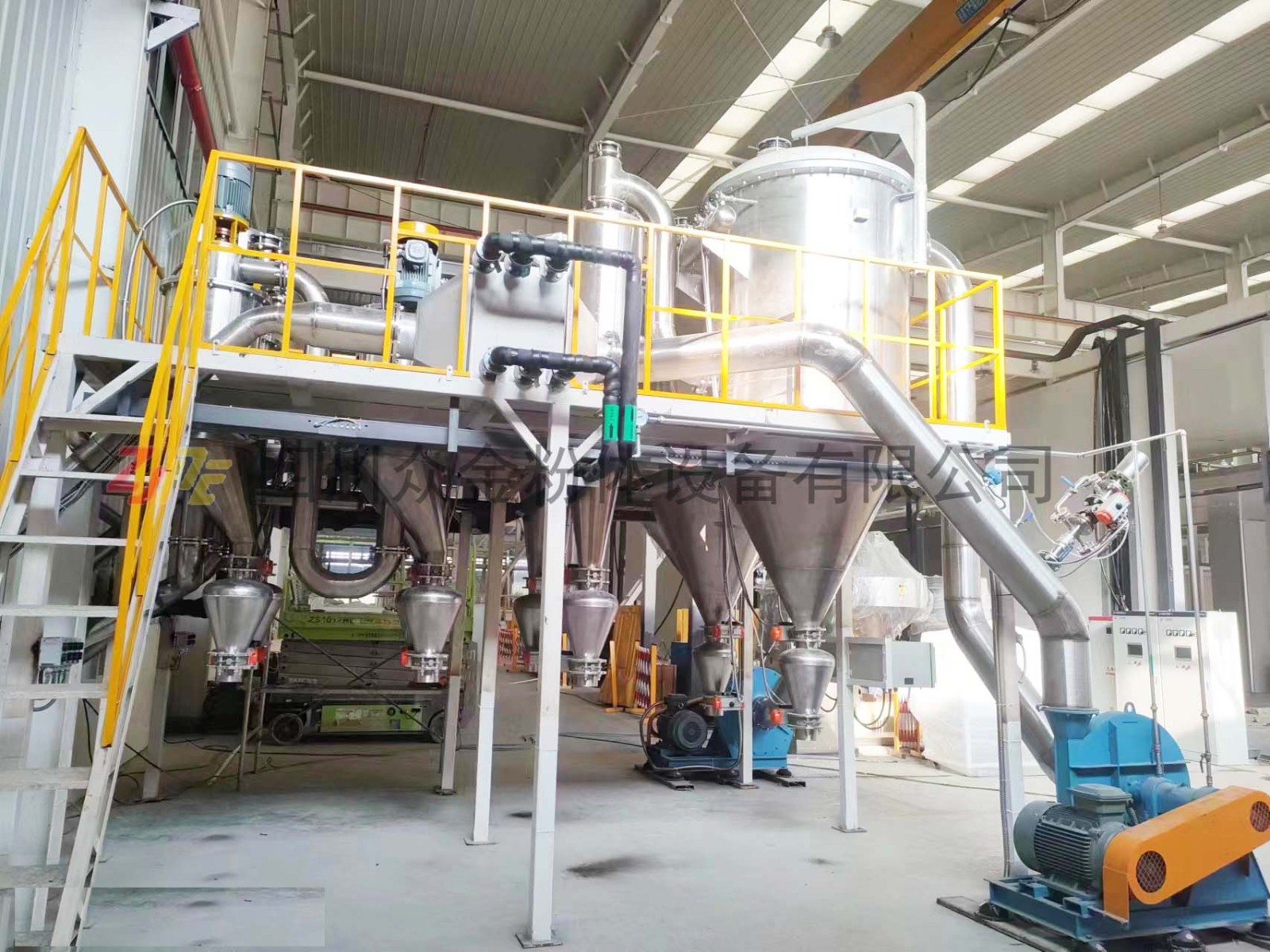 鐵基、鎳基、鋁基、鈦合金金屬冶金行業(yè)用氣流分級(jí)機(jī) 3D打印材料分級(jí)產(chǎn)品圖片