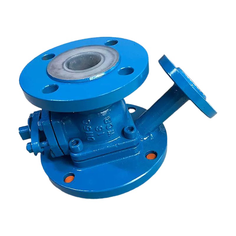 Q41F-16C法蘭鑄鋼襯氟測溫放料閥 釜底襯氟底閥產(chǎn)品圖片