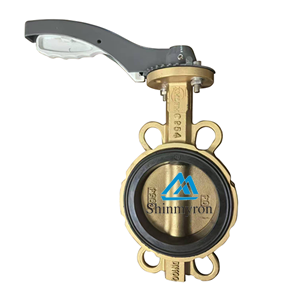 興麥隆 CB6100T銅手柄蝶閥