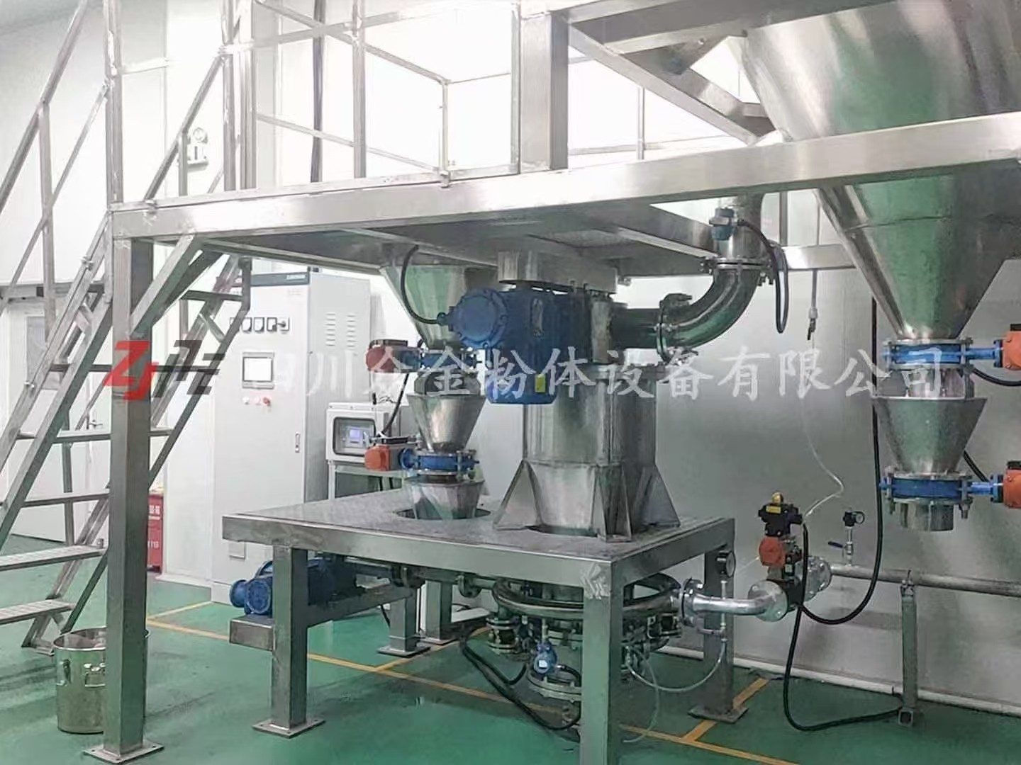 精細氣流分級機、多級串聯(lián)分級設備、分級機多聯(lián)機產(chǎn)品圖片