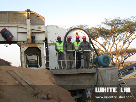 上海巍立路橋成套碎石生產(chǎn)線順利在安哥拉安裝投產(chǎn)