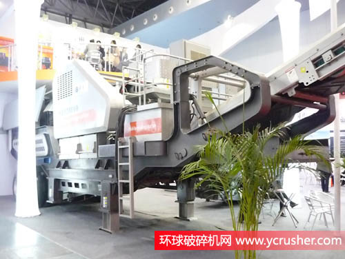 上海世邦機(jī)器有限公司移動破碎機(jī)站設(shè)備展示